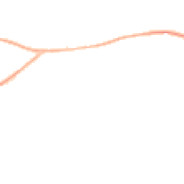 Night-time road noise heatmap for HR2 9RQ