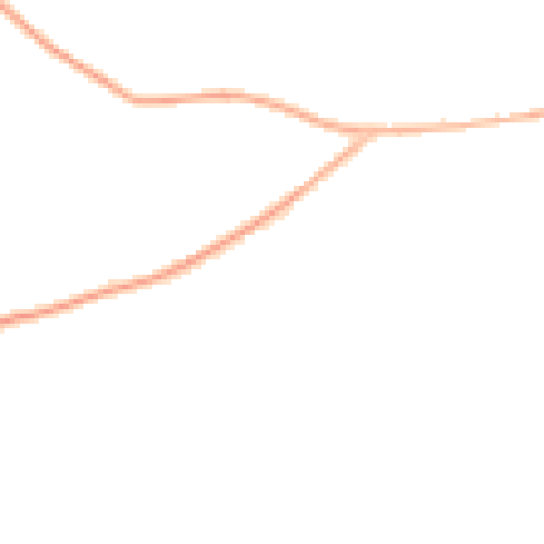 Night-time road noise heatmap for HR2 9SP