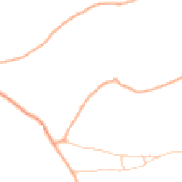 Daytime road noise heatmap for HR3 5HQ
