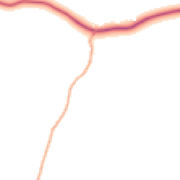 Daytime road noise heatmap for HR3 5TA