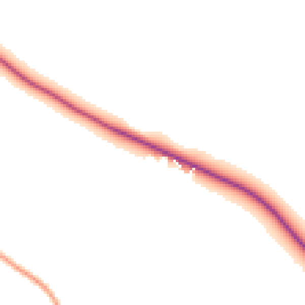 Daytime road noise heatmap for HR3 6AT