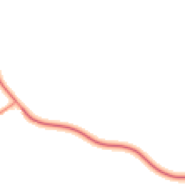 Night-time road noise heatmap for HR3 6DL