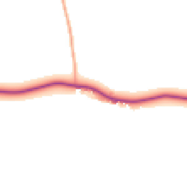 Daytime road noise heatmap for HR3 6EJ