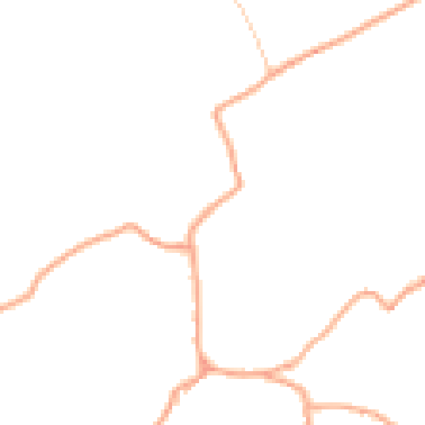 Daytime road noise heatmap for HR3 6NB