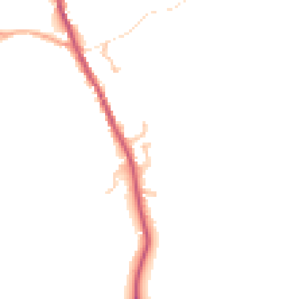 Daytime road noise heatmap for HR3 6NP