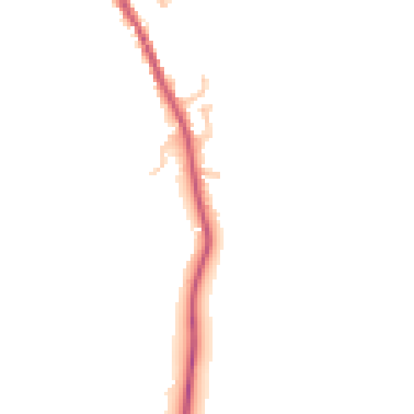Daytime road noise heatmap for HR3 6NS
