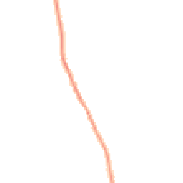 Night-time road noise heatmap for HR3 6PF