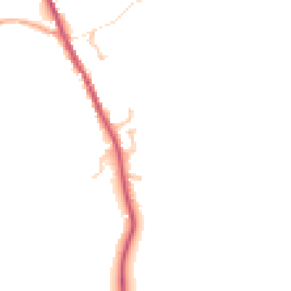 Daytime road noise heatmap for HR3 6PH