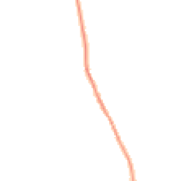 Night-time road noise heatmap for HR3 6PJ