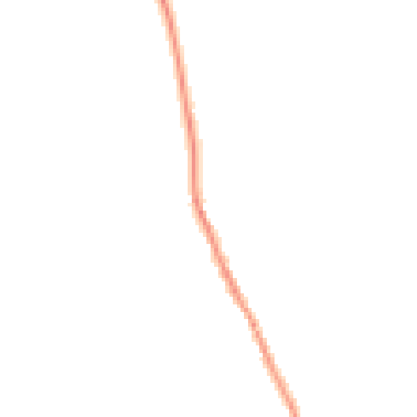Night-time road noise heatmap for HR3 6PW