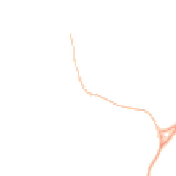 Daytime road noise heatmap for HR3 6PX