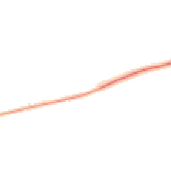 Night-time road noise heatmap for HR3 6QE