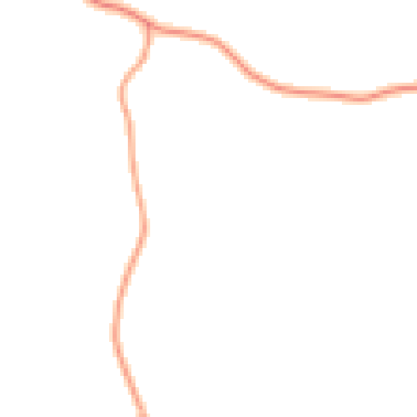 Daytime road noise heatmap for HR4 7AX