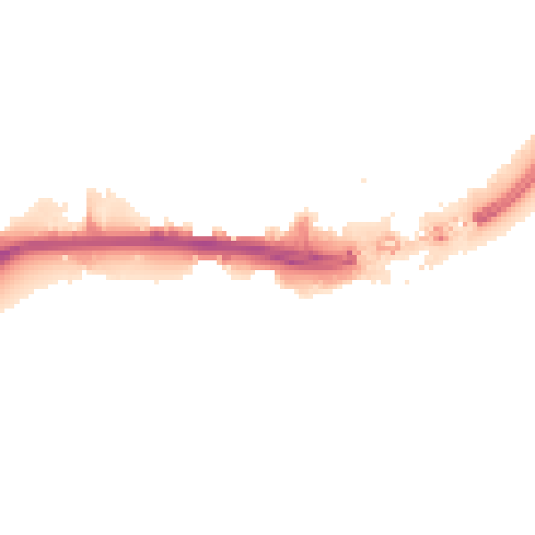 Night-time road noise heatmap for HU1 1AL
