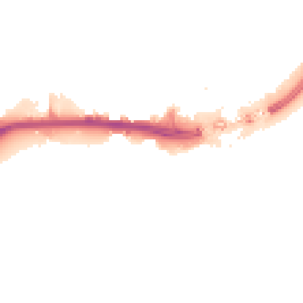 Night-time road noise heatmap for HU1 1AT