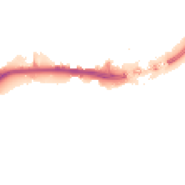 Night-time road noise heatmap for HU1 1AU