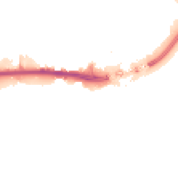 Night-time road noise heatmap for HU1 1AW