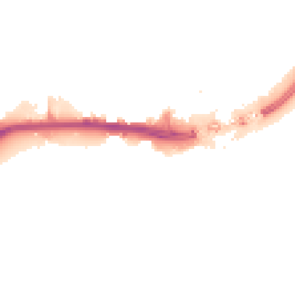 Night-time road noise heatmap for HU1 1AX