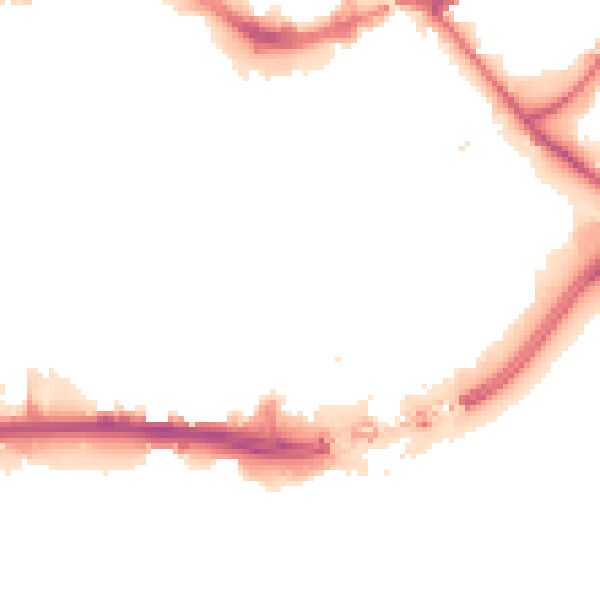 Night-time road noise heatmap for HU1 1EA
