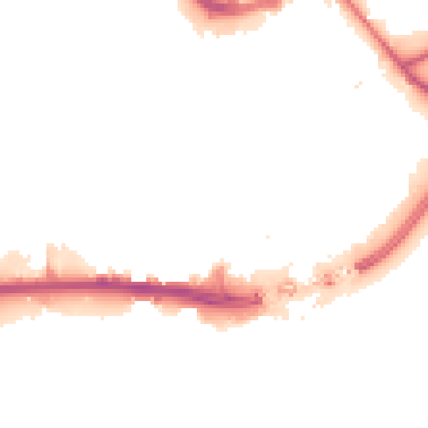 Night-time road noise heatmap for HU1 1JU