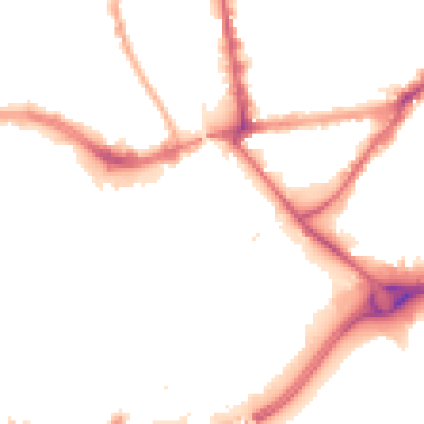 Night-time road noise heatmap for HU1 1NP