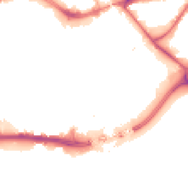 Night-time road noise heatmap for HU1 1PA