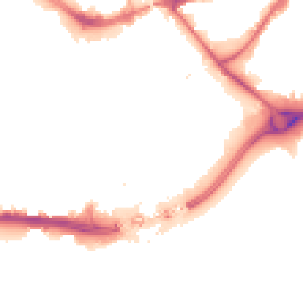 Night-time road noise heatmap for HU1 1PW