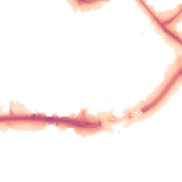 Night-time road noise heatmap for HU1 1RS
