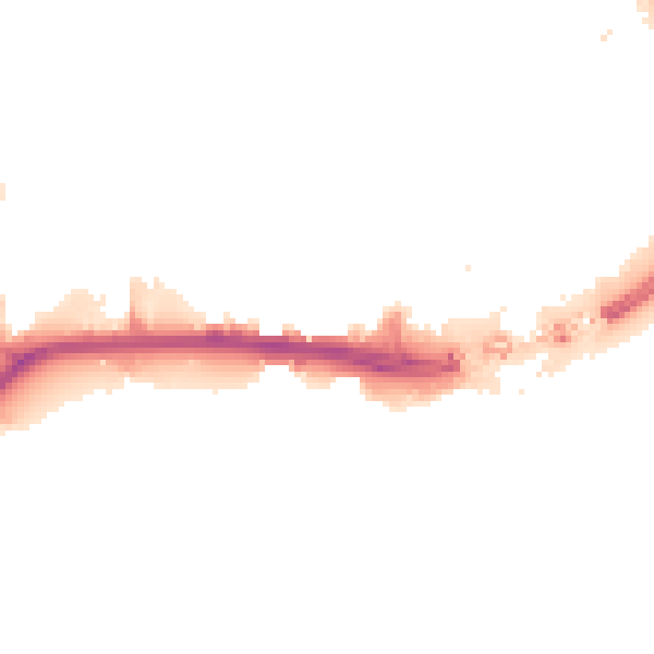 Night-time road noise heatmap for HU1 1SE