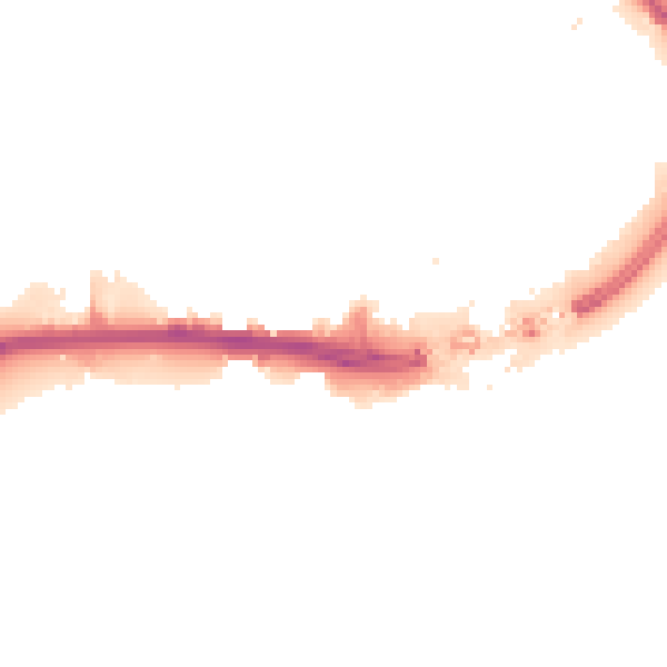 Night-time road noise heatmap for HU1 1SH