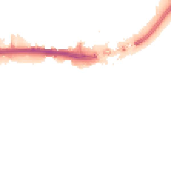 Night-time road noise heatmap for HU1 1TF