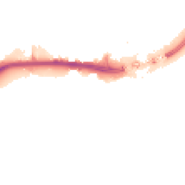 Night-time road noise heatmap for HU1 1TG