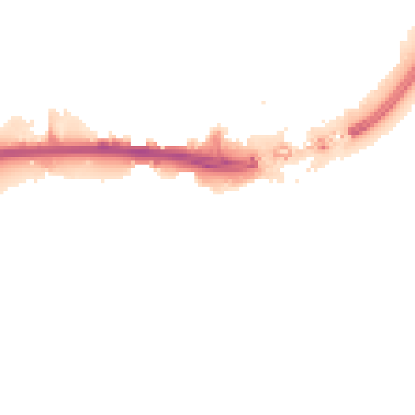 Night-time road noise heatmap for HU1 1TH