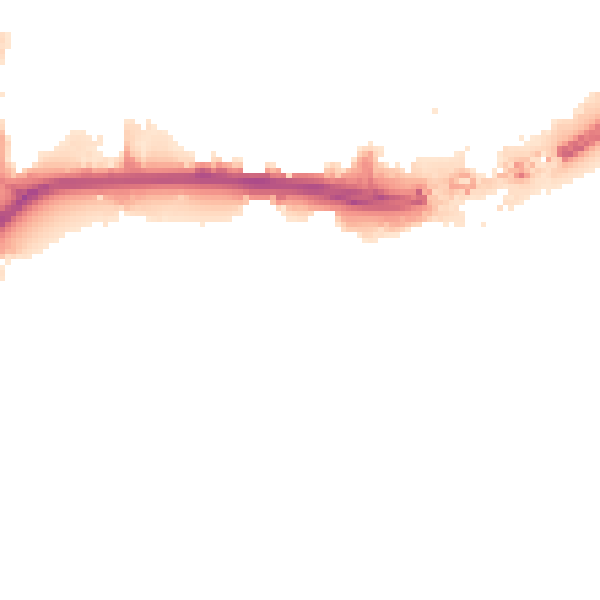Night-time road noise heatmap for HU1 1UD