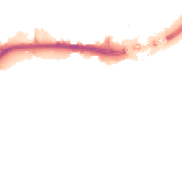 Night-time road noise heatmap for HU1 1UZ