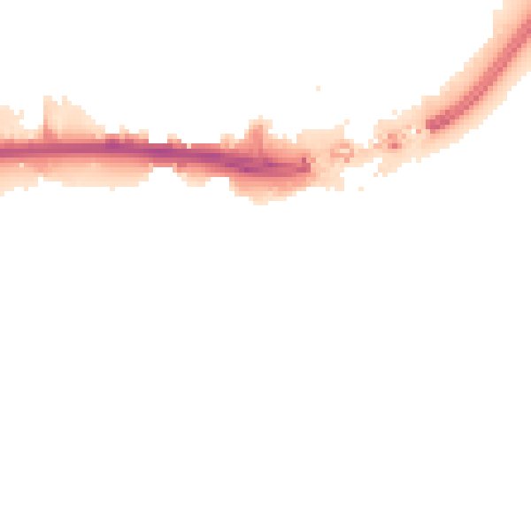 Night-time road noise heatmap for HU1 1XD