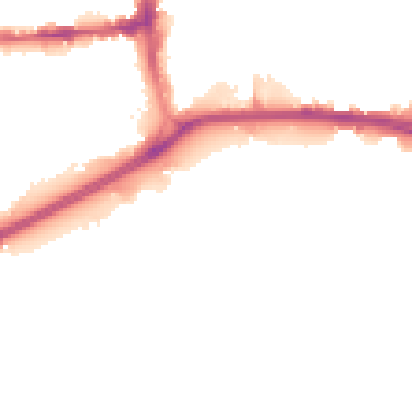 Night-time road noise heatmap for HU1 2EH
