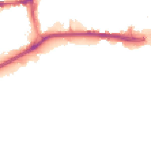 Night-time road noise heatmap for HU1 2EJ
