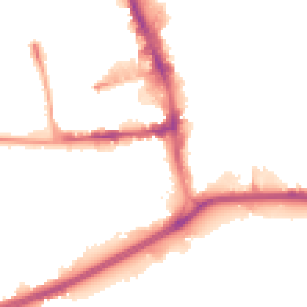 Night-time road noise heatmap for HU1 2PN