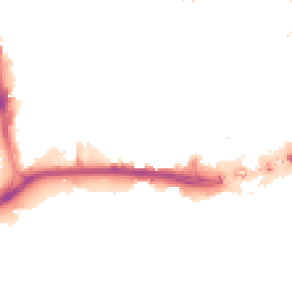 Night-time road noise heatmap for HU1 2QX