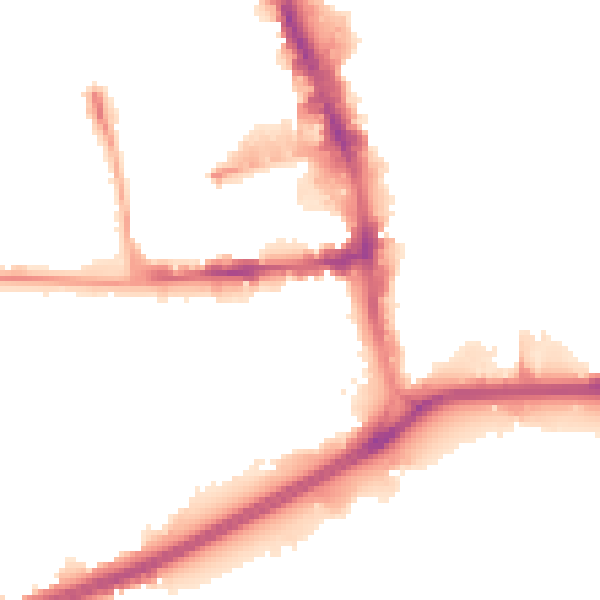 Night-time road noise heatmap for HU1 2RJ