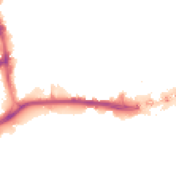 Night-time road noise heatmap for HU1 2RR