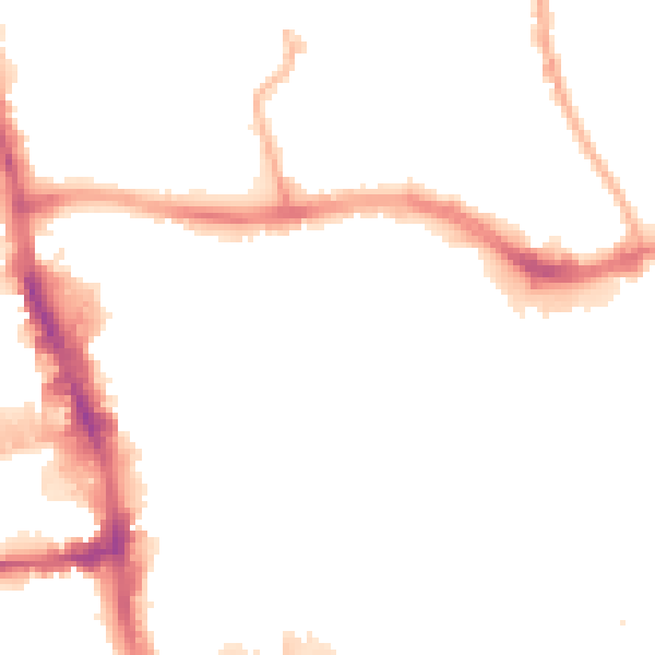 Night-time road noise heatmap for HU1 3HJ