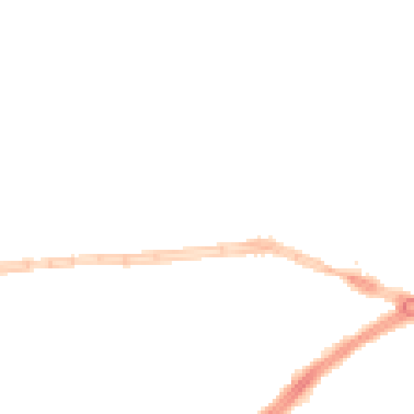 Night-time road noise heatmap for HU4 6AE