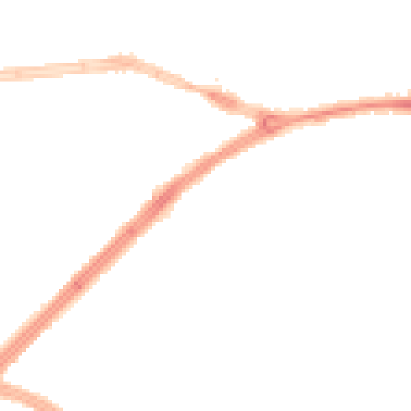 Night-time road noise heatmap for HU4 6AW
