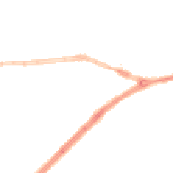 Night-time road noise heatmap for HU4 6BZ