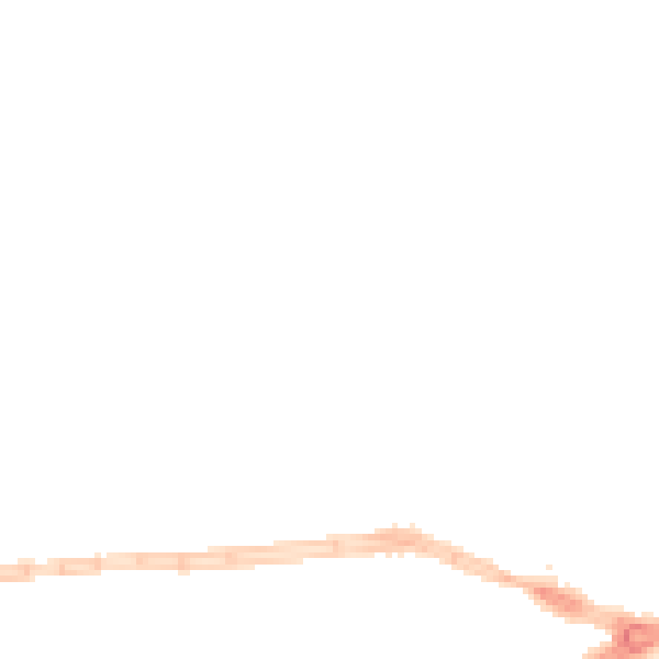 Night-time road noise heatmap for HU4 6DF