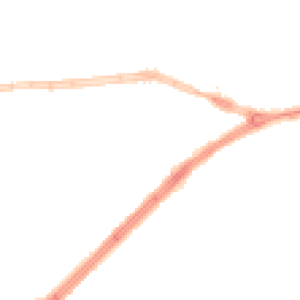 Night-time road noise heatmap for HU4 6DG