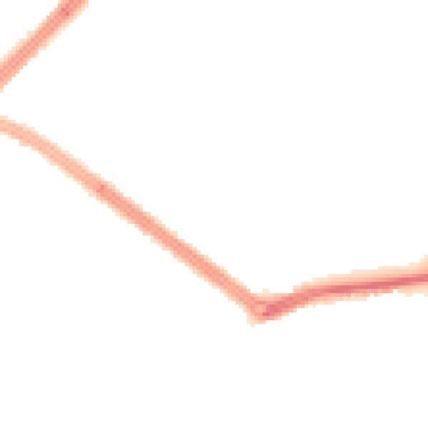 Night-time road noise heatmap for HU4 6JN