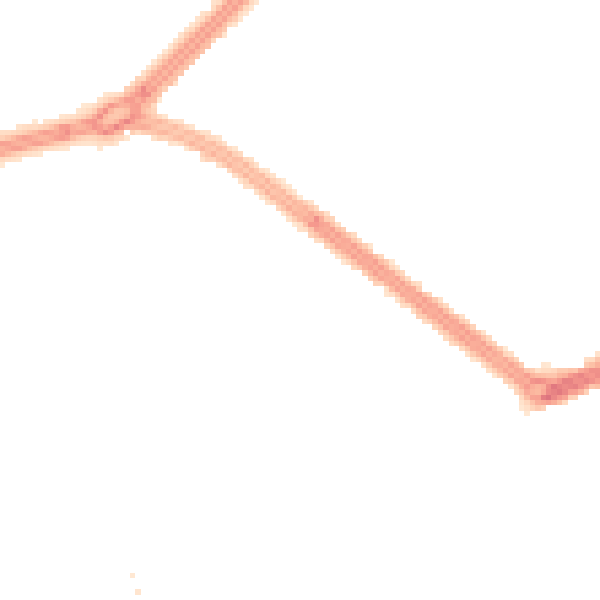 Night-time road noise heatmap for HU4 6NG